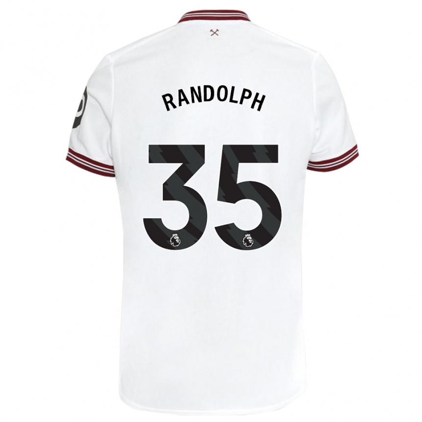 Men Football Darren Randolph #35 White Away Jersey 2023/24 T-Shirt Canada