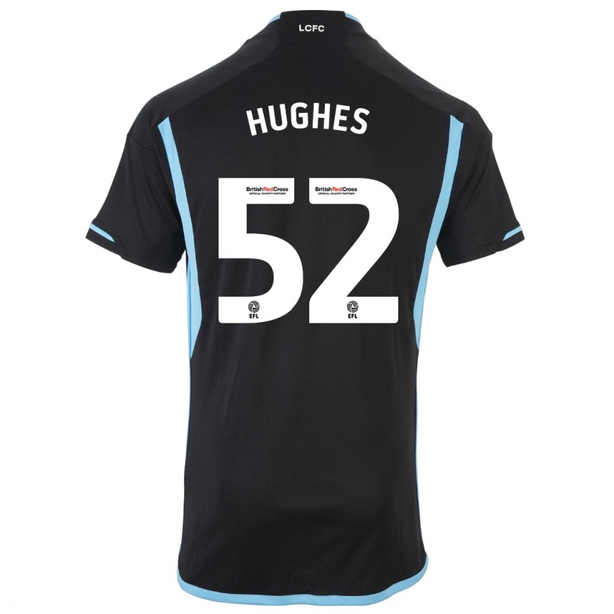 Homme Football Maillot Iestyn Hughes #52 Noir Tenues Extérieur 2023/24 Canada