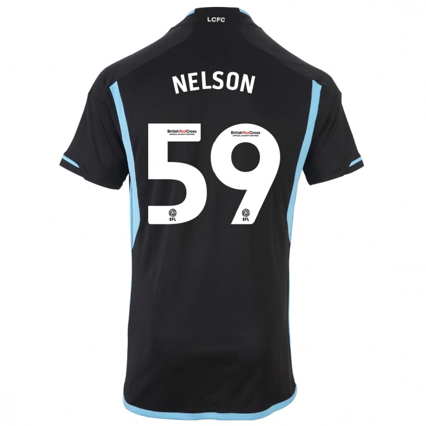 Homme Football Maillot Ronny Nelson #59 Noir Tenues Extérieur 2023/24 Canada