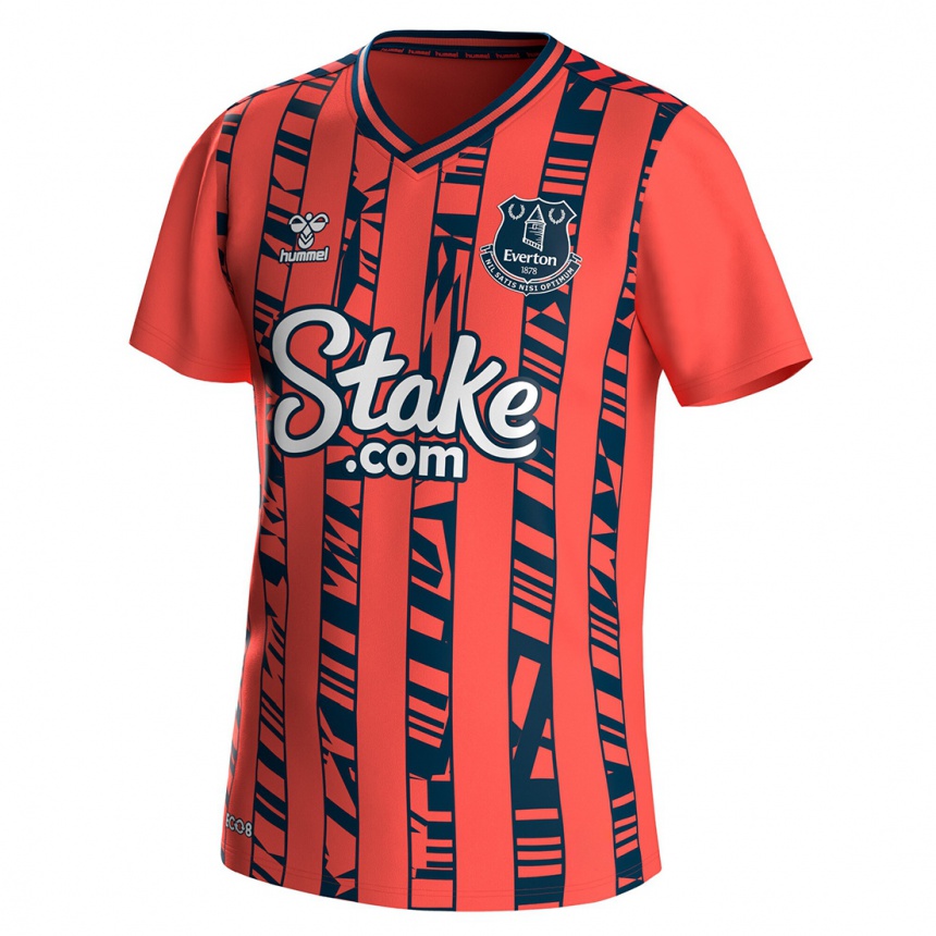 Men Football Sebastian Quirk #0 Coral Away Jersey 2023/24 T-Shirt Canada