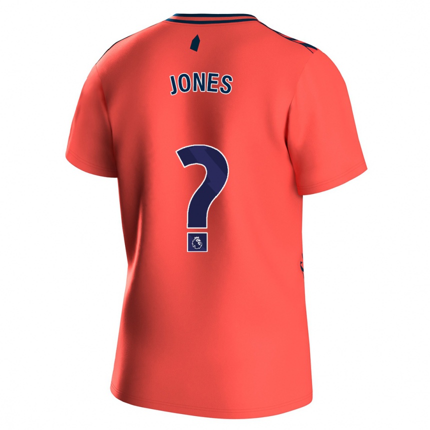 Men Football Edward Jones #0 Coral Away Jersey 2023/24 T-Shirt Canada