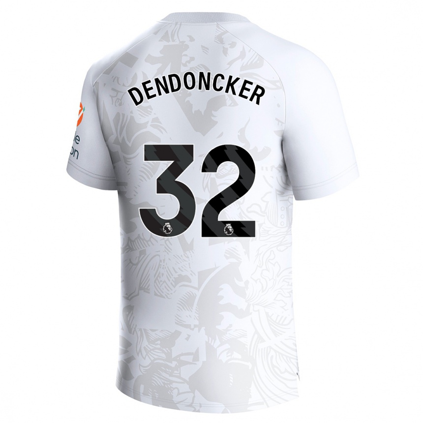 Homme Football Maillot Leander Dendoncker #32 Blanc Tenues Extérieur 2023/24 Canada