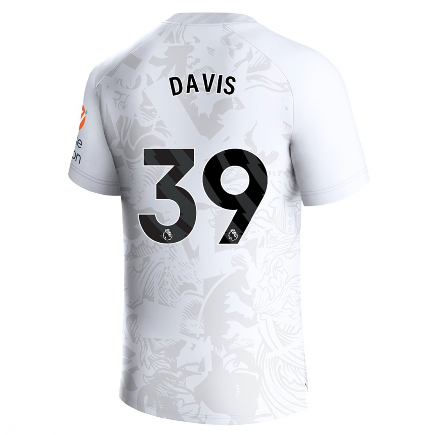 Homme Football Maillot Keinan Davis #39 Blanc Tenues Extérieur 2023/24 Canada