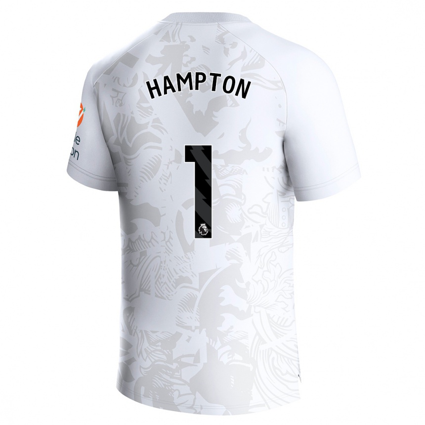 Homme Football Maillot Hannah Hampton #1 Blanc Tenues Extérieur 2023/24 Canada