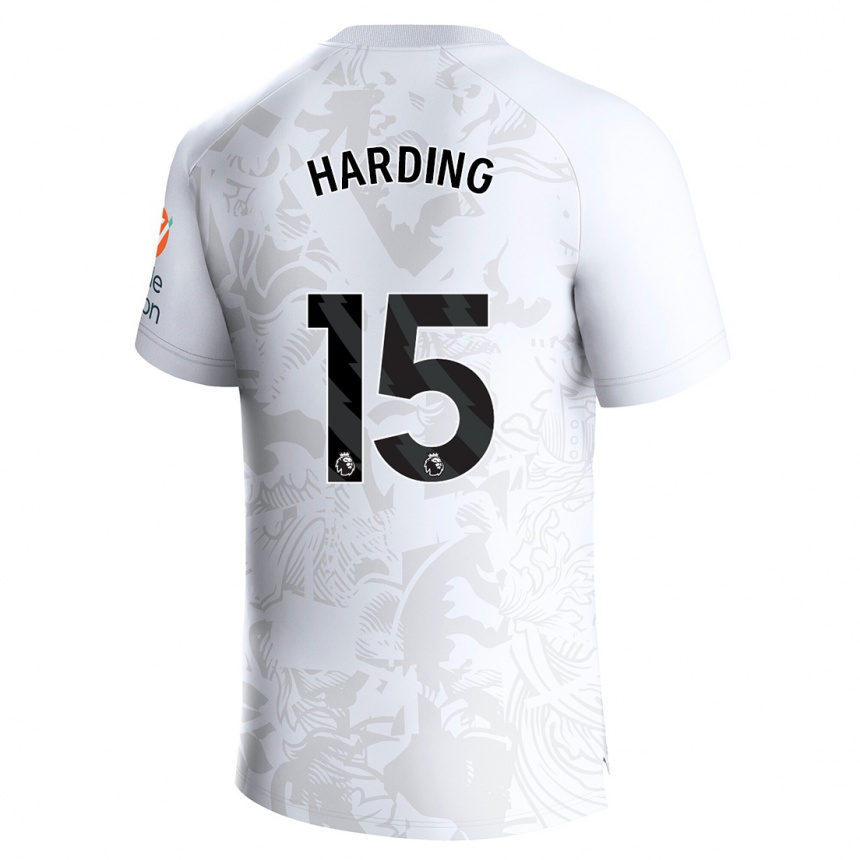 Men Football Natasha Harding #15 White Away Jersey 2023/24 T-Shirt Canada