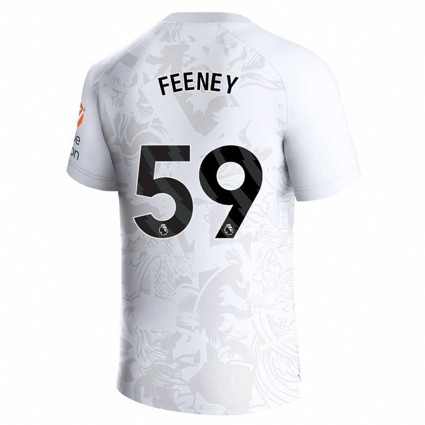 Homme Football Maillot Josh Feeney #59 Blanc Tenues Extérieur 2023/24 Canada