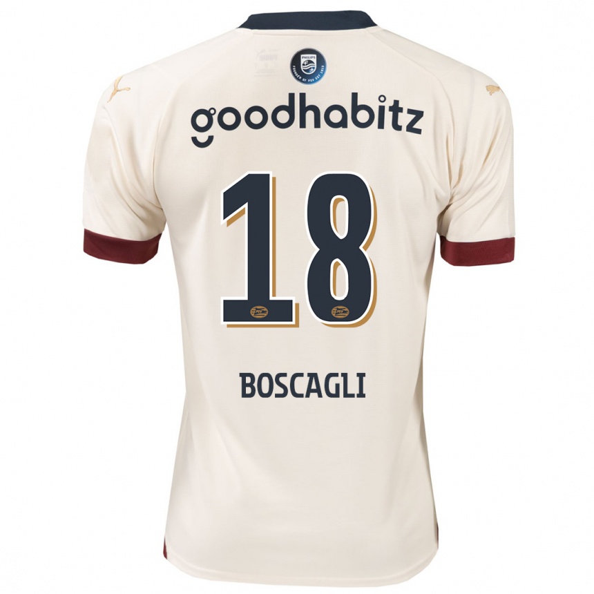 Men Football Olivier Boscagli #18 Off-White Away Jersey 2023/24 T-Shirt Canada