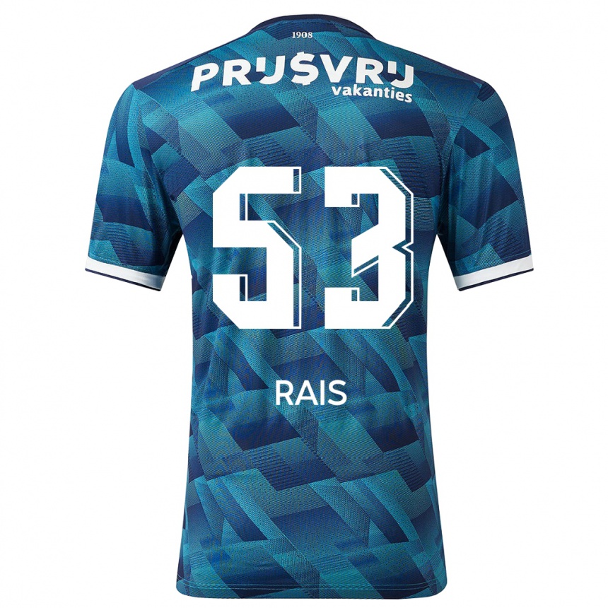 Men Football Amir Rais #53 Blue Away Jersey 2023/24 T-Shirt Canada