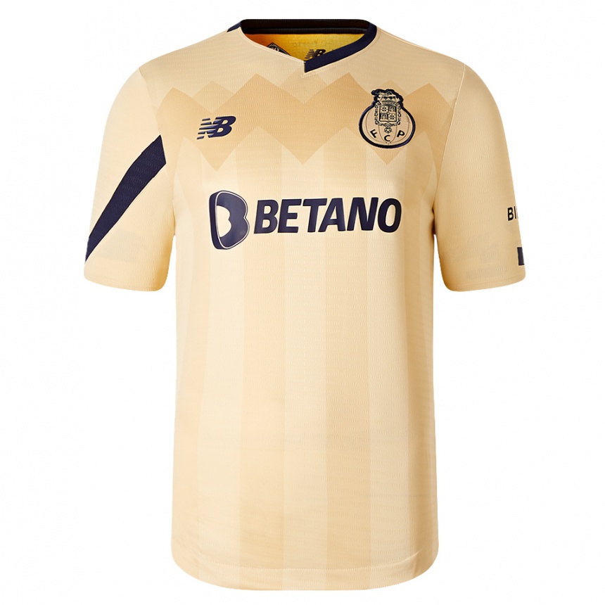 Homme Football Maillot Votre Nom #0 Beige-Doré Tenues Extérieur 2023/24 Canada