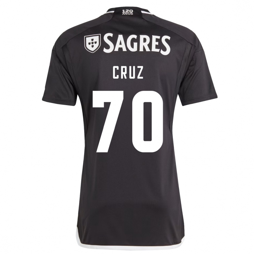 Men Football Filipe Cruz #70 Black Away Jersey 2023/24 T-Shirt Canada