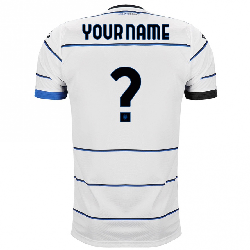 Men Football Your Name #0 White Away Jersey 2023/24 T-Shirt Canada