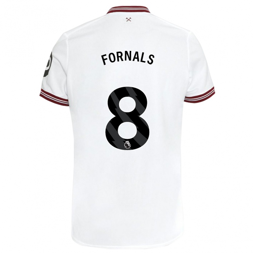 Women Football Pablo Fornals #8 White Away Jersey 2023/24 T-Shirt Canada