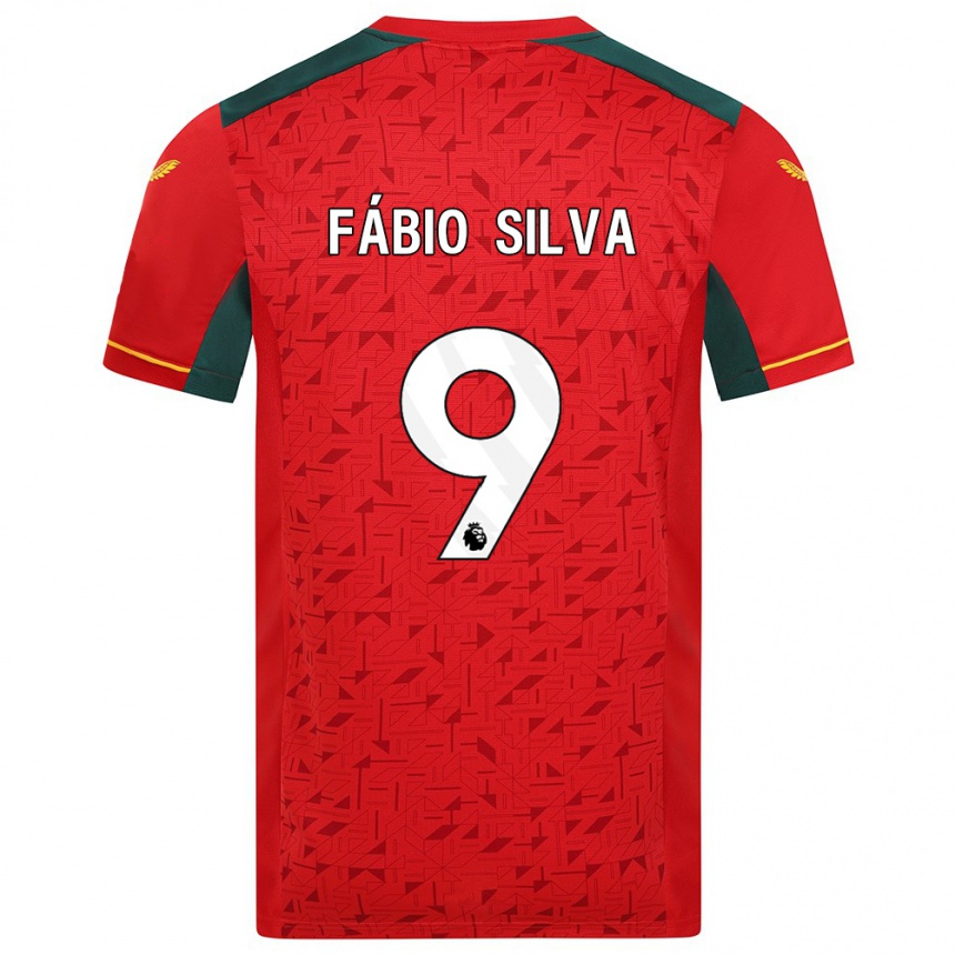 Women Football Fábio Silva #9 Red Away Jersey 2023/24 T-Shirt Canada