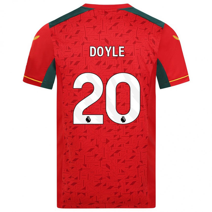 Women Football Tommy Doyle #20 Red Away Jersey 2023/24 T-Shirt Canada