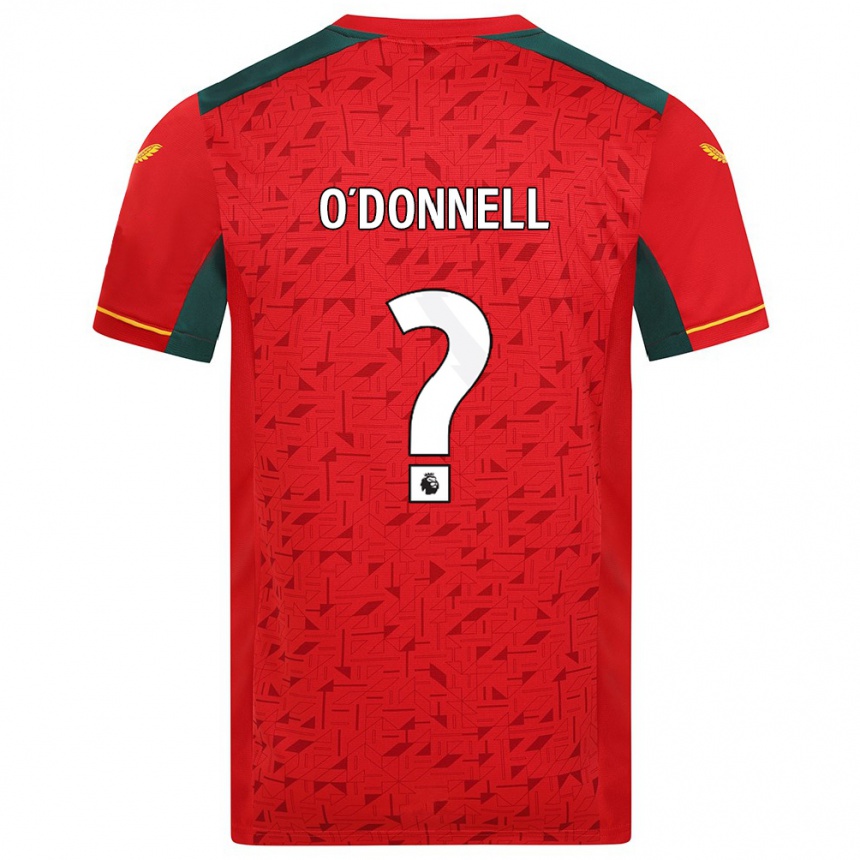 Women Football Luke O'donnell #0 Red Away Jersey 2023/24 T-Shirt Canada