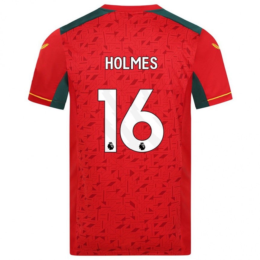 Women Football Summer Holmes #16 Red Away Jersey 2023/24 T-Shirt Canada