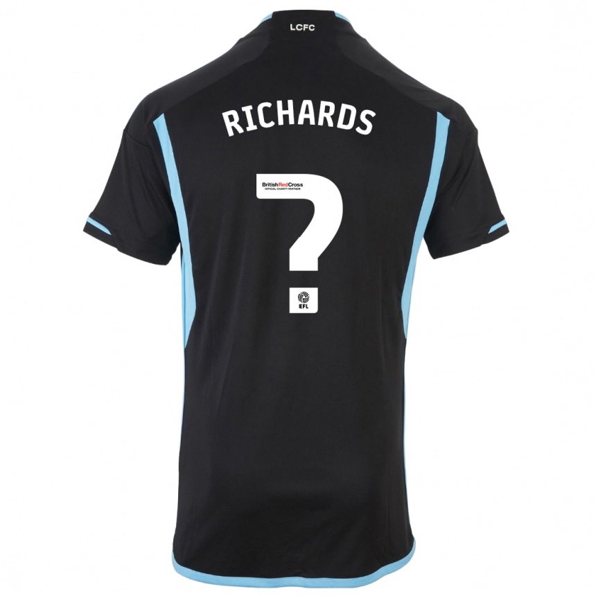 Women Football Amani Richards #0 Black Away Jersey 2023/24 T-Shirt Canada