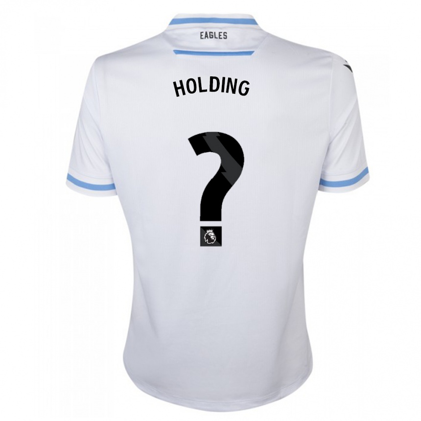 Women Football Rob Holding #0 White Away Jersey 2023/24 T-Shirt Canada