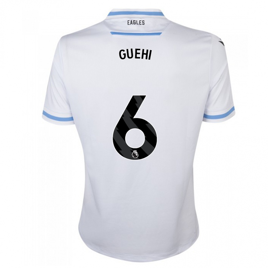 Women Football Marc Guéhi #6 White Away Jersey 2023/24 T-Shirt Canada