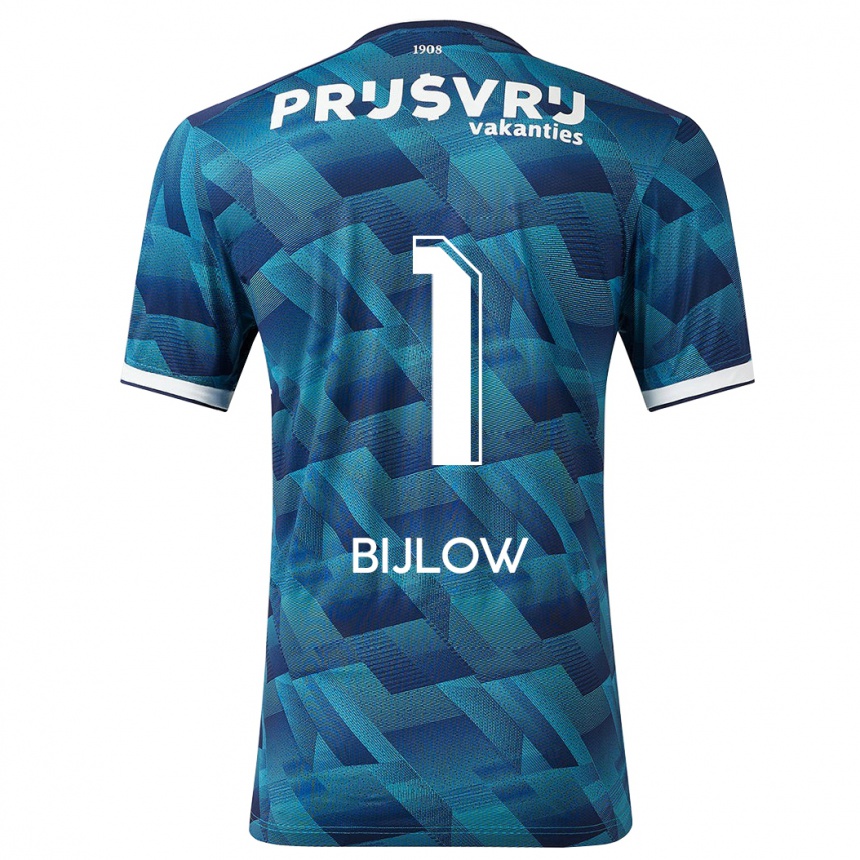 Femme Football Maillot Justin Bijlow #1 Bleu Tenues Extérieur 2023/24 Canada