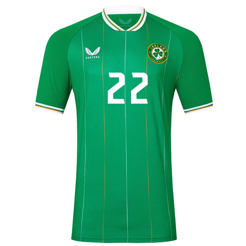 Kids Football Ireland Stephen Mohan #22 Green Home Jersey 24-26 T-Shirt Canada