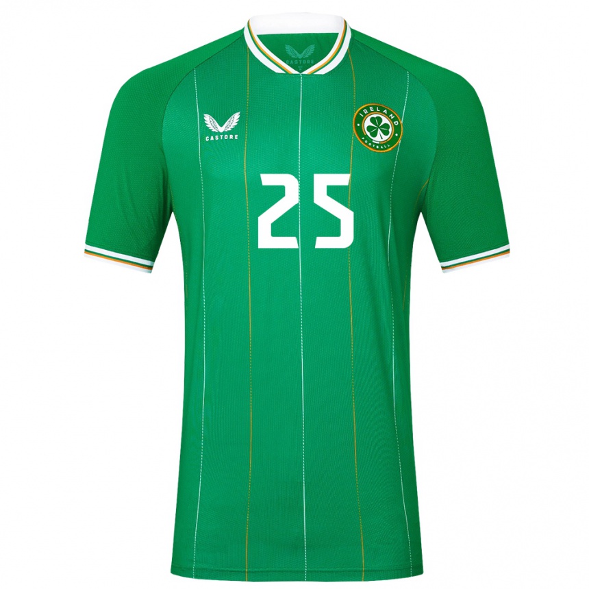 Kids Football Ireland Megan Walsh #25 Green Home Jersey 24-26 T-Shirt Canada