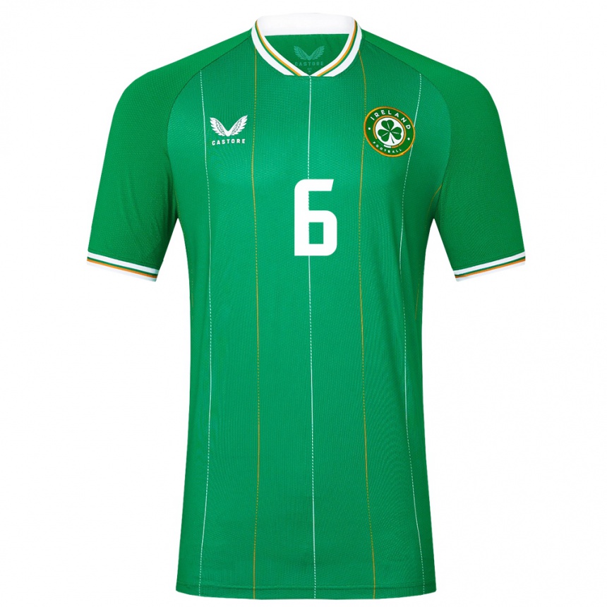 Kids Football Ireland Matthew Moore #6 Green Home Jersey 24-26 T-Shirt Canada