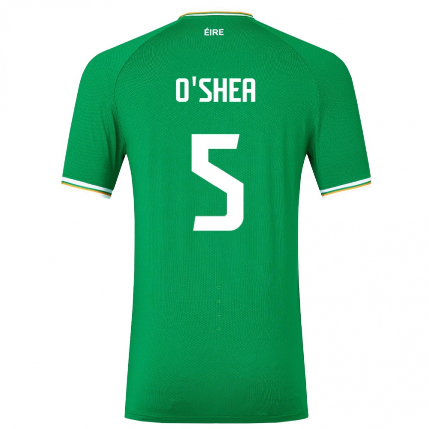 Kids Football Ireland Dara O'shea #5 Green Home Jersey 24-26 T-Shirt Canada