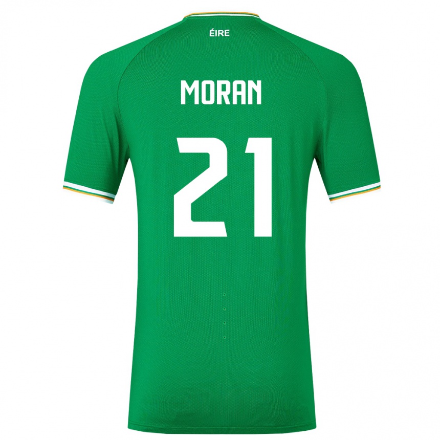 Kids Football Ireland Andy Moran #21 Green Home Jersey 24-26 T-Shirt Canada