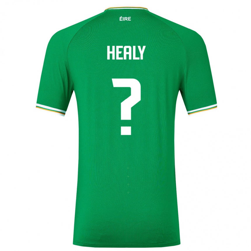 Kids Football Ireland Matthew Healy #0 Green Home Jersey 24-26 T-Shirt Canada