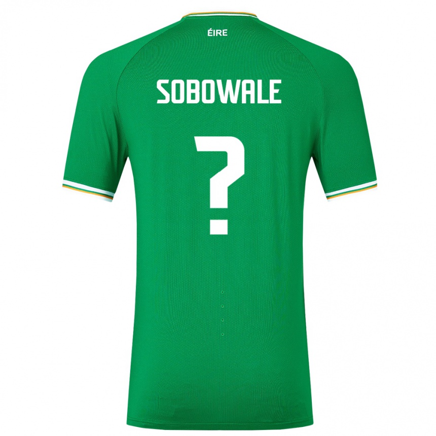 Kids Football Ireland Timi Sobowale #0 Green Home Jersey 24-26 T-Shirt Canada