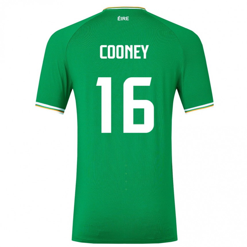 Kids Football Ireland Oisin Cooney #16 Green Home Jersey 24-26 T-Shirt Canada