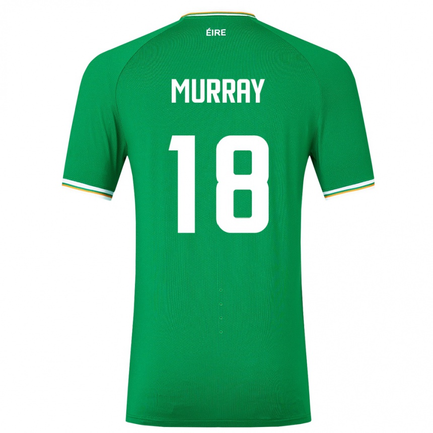 Kids Football Ireland Matthew Murray #18 Green Home Jersey 24-26 T-Shirt Canada