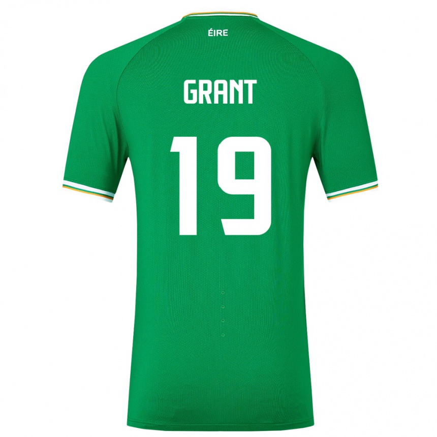 Kids Football Ireland Ciara Grant #19 Green Home Jersey 24-26 T-Shirt Canada