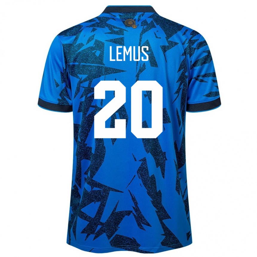 Kids Football El Salvador Diego Lemus #20 Blue Home Jersey 24-26 T-Shirt Canada