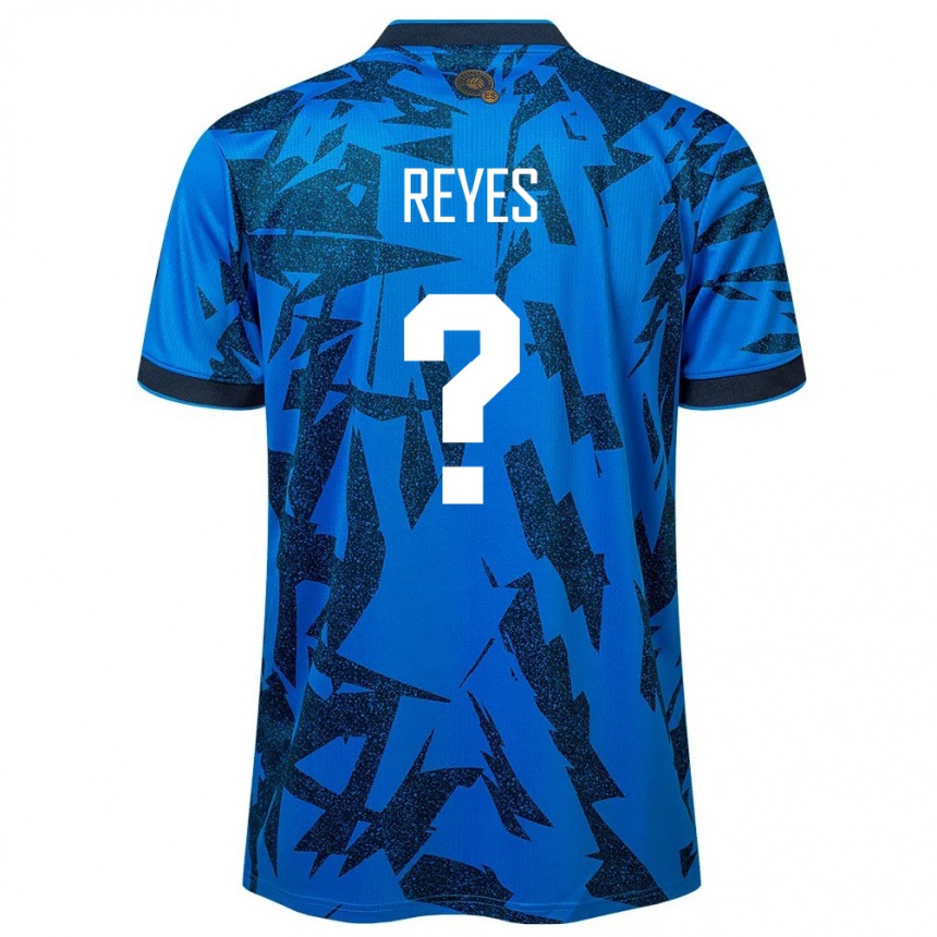 Kids Football El Salvador Jefferson Reyes #0 Blue Home Jersey 24-26 T-Shirt Canada