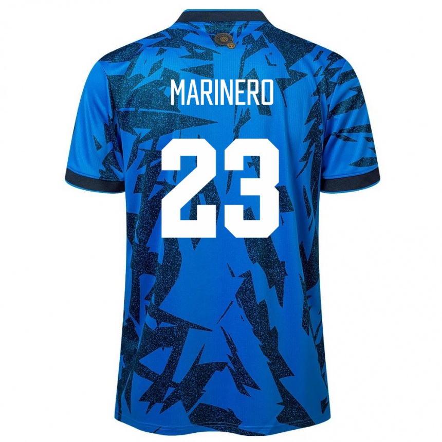 Kids Football El Salvador Amber Marinero #23 Blue Home Jersey 24-26 T-Shirt Canada