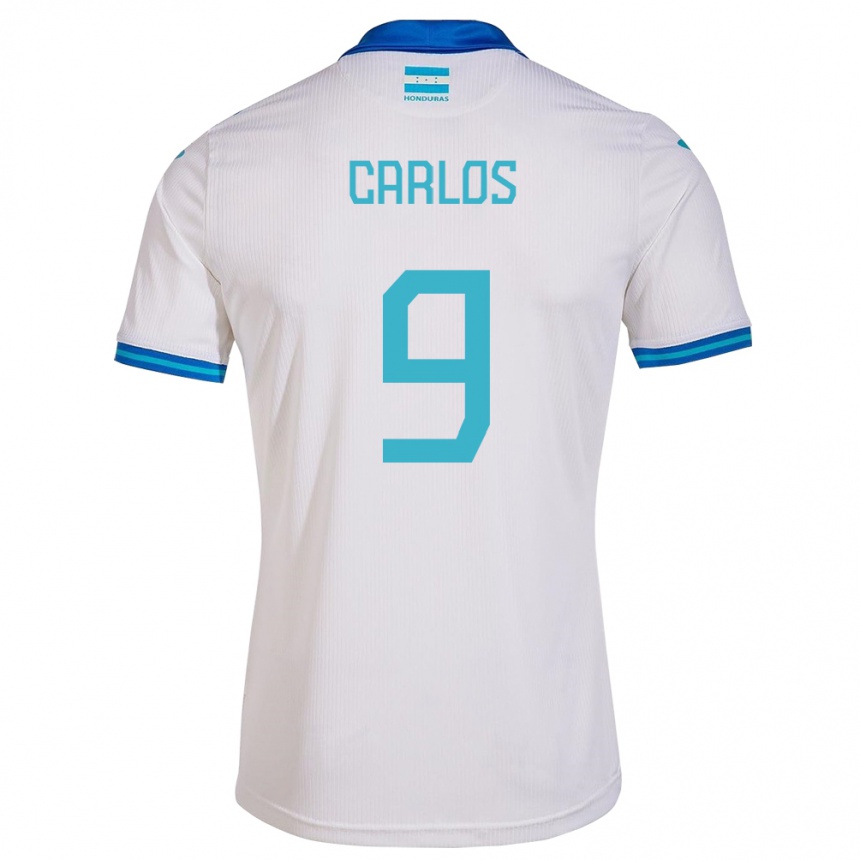 Kids Football Honduras Carlos Mejía #9 White Home Jersey 24-26 T-Shirt Canada