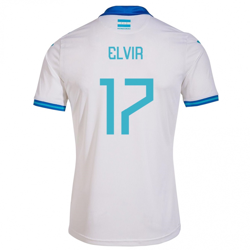 Kids Football Honduras Samuel Elvir #17 White Home Jersey 24-26 T-Shirt Canada