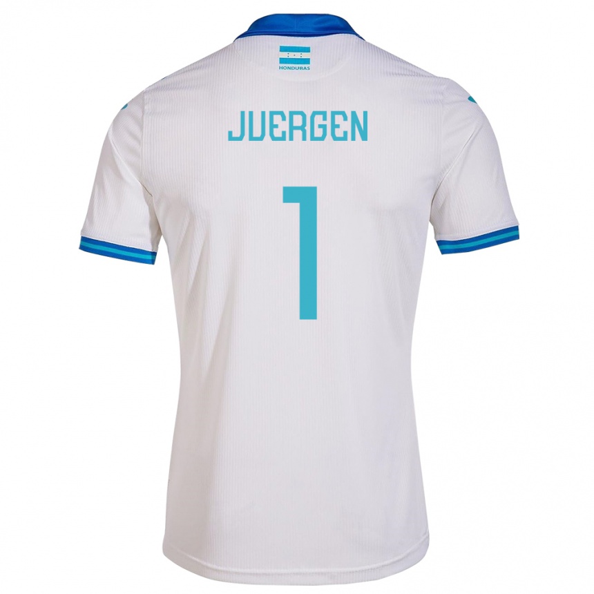 Kids Football Honduras Juergen García #1 White Home Jersey 24-26 T-Shirt Canada