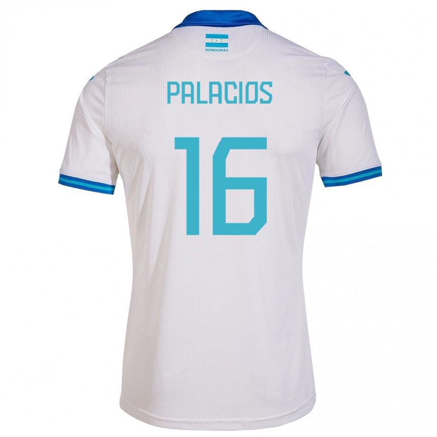 Kids Football Honduras Danilo Palacios #16 White Home Jersey 24-26 T-Shirt Canada