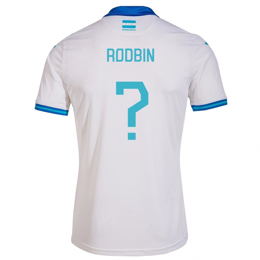 Kids Football Honduras Rodbin Mejía #0 White Home Jersey 24-26 T-Shirt Canada