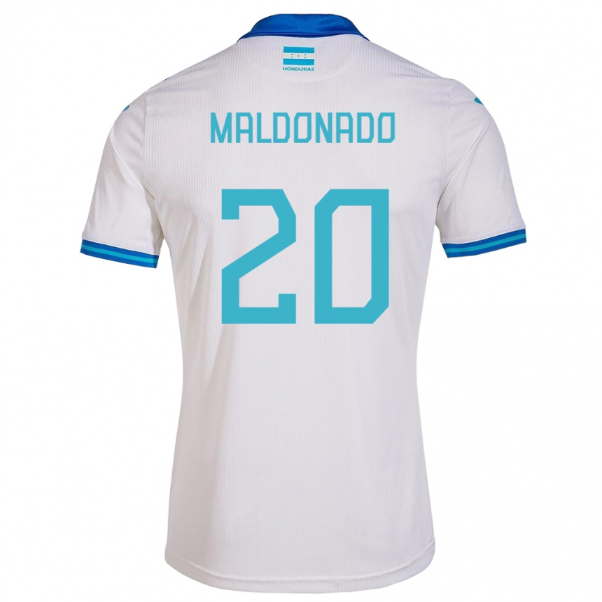 Kids Football Honduras Alessandro Maldonado #20 White Home Jersey 24-26 T-Shirt Canada