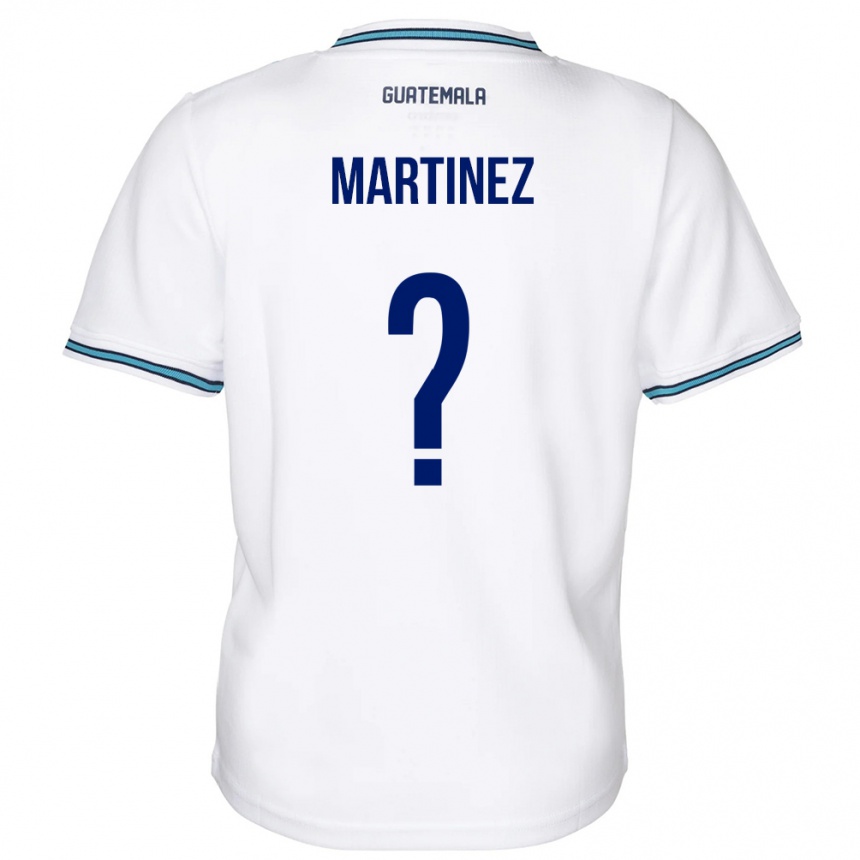 Kids Football Guatemala José Carlos Martinez #0 White Home Jersey 24-26 T-Shirt Canada