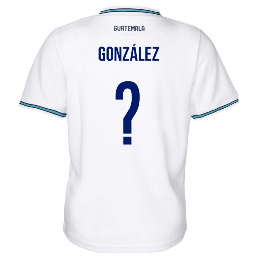 Kids Football Guatemala Erick González #0 White Home Jersey 24-26 T-Shirt Canada