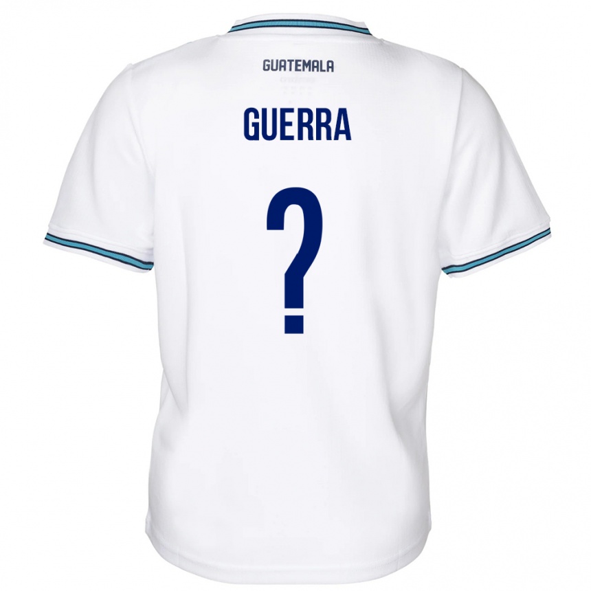 Kids Football Guatemala Decarlo Guerra #0 White Home Jersey 24-26 T-Shirt Canada