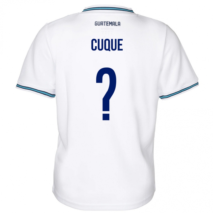 Kids Football Guatemala Diego Cuque #0 White Home Jersey 24-26 T-Shirt Canada