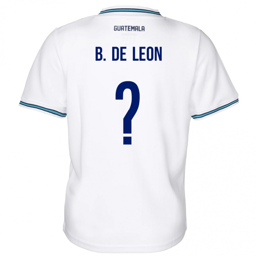 Kids Football Guatemala Brandon De Leon #0 White Home Jersey 24-26 T-Shirt Canada