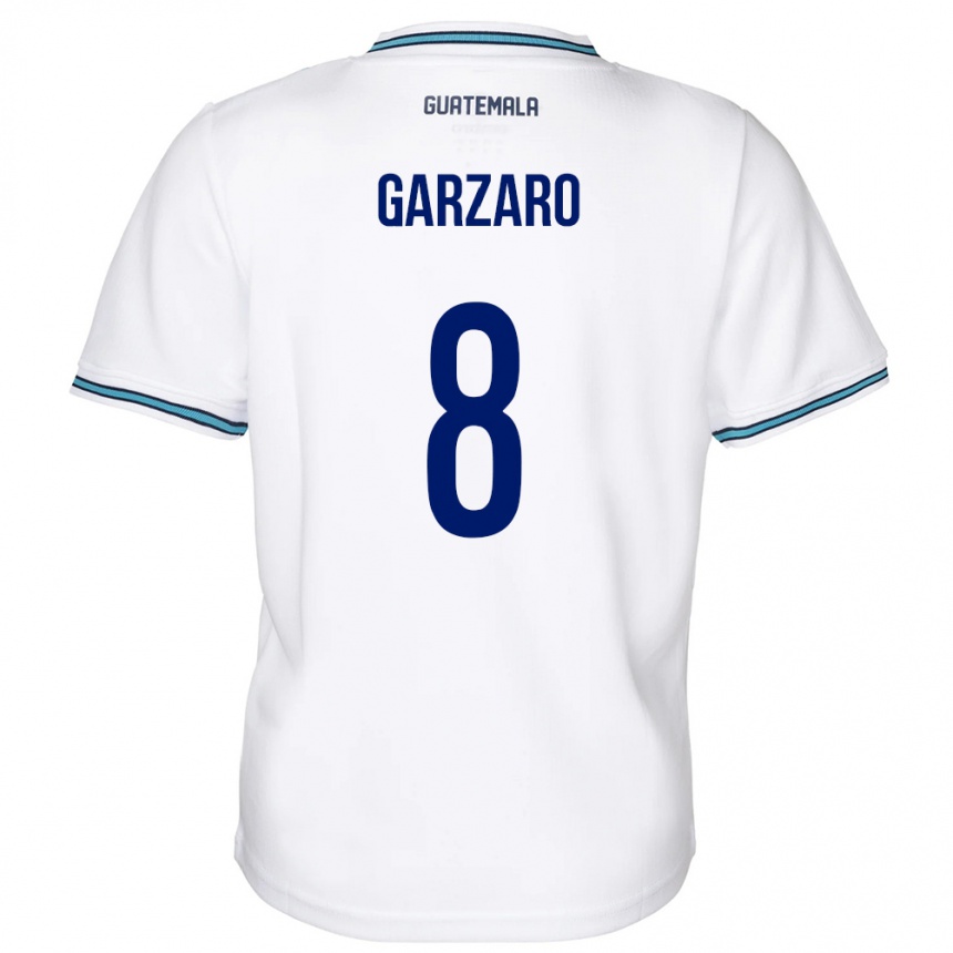 Kids Football Guatemala Santiago Garzaro #8 White Home Jersey 24-26 T-Shirt Canada