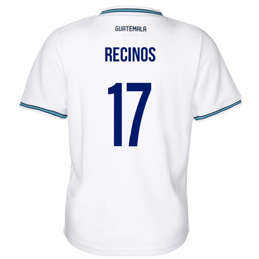 Kids Football Guatemala Antony Recinos #17 White Home Jersey 24-26 T-Shirt Canada